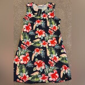 SimpleFun - Floral Sleeveless Dress